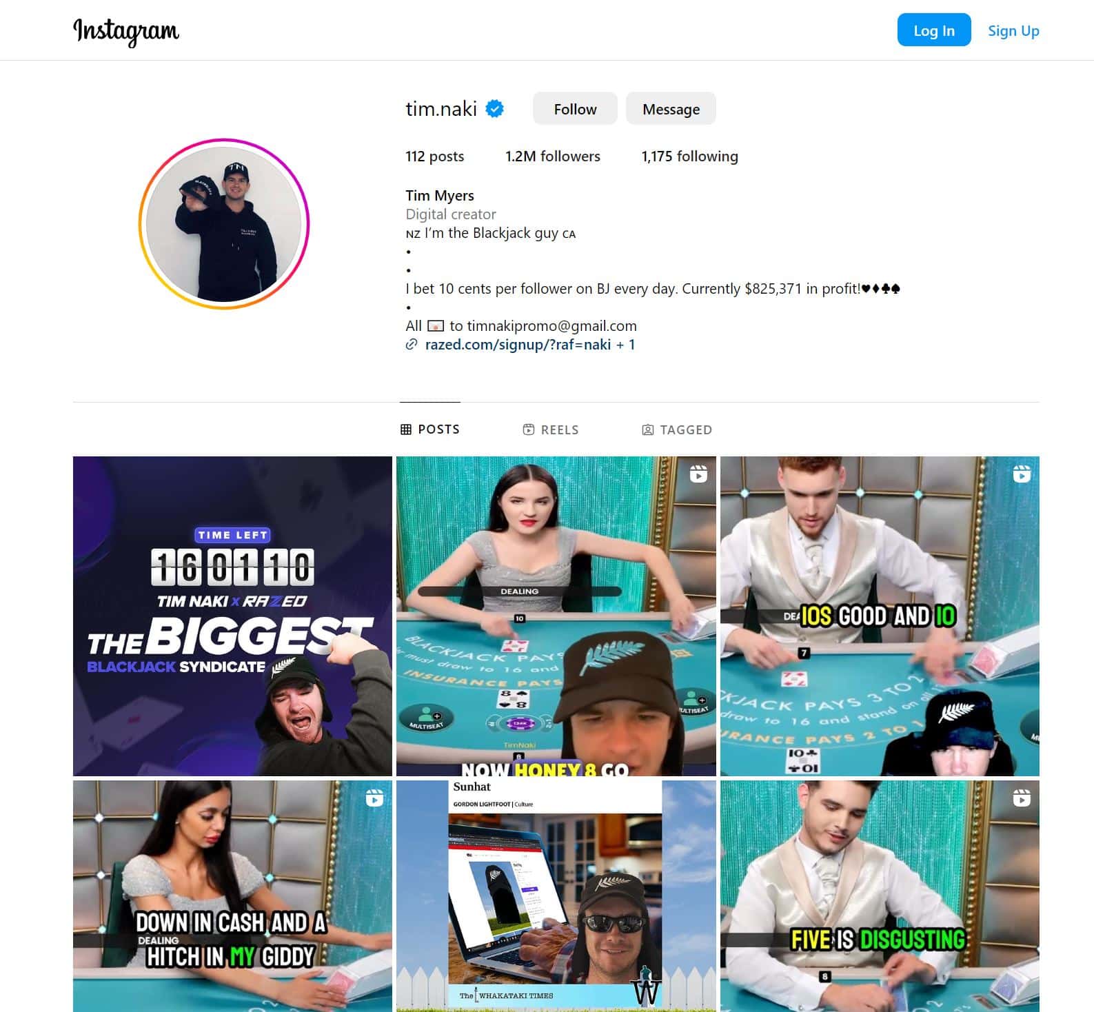 Tim Nakis Million Dollar